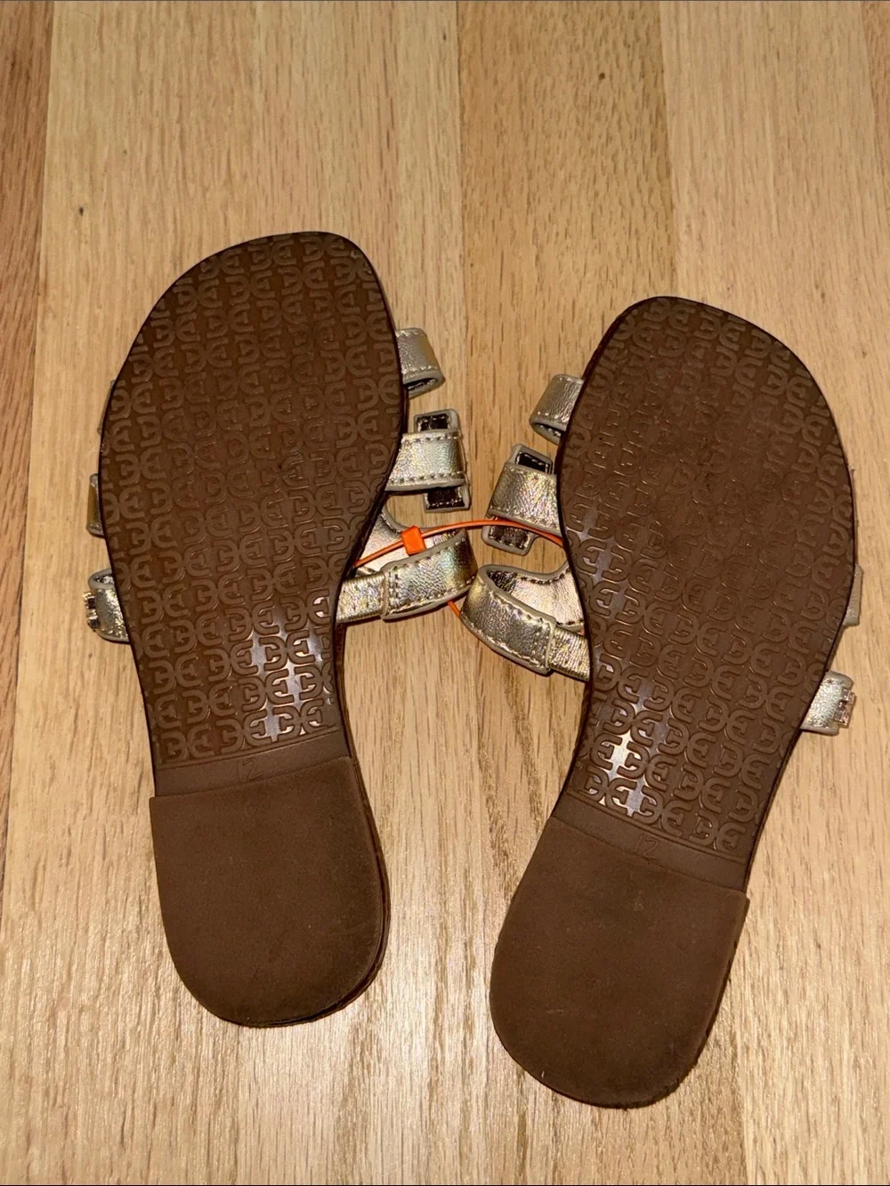 Sam Edelman Kids Metallic Gold Slide Sandals